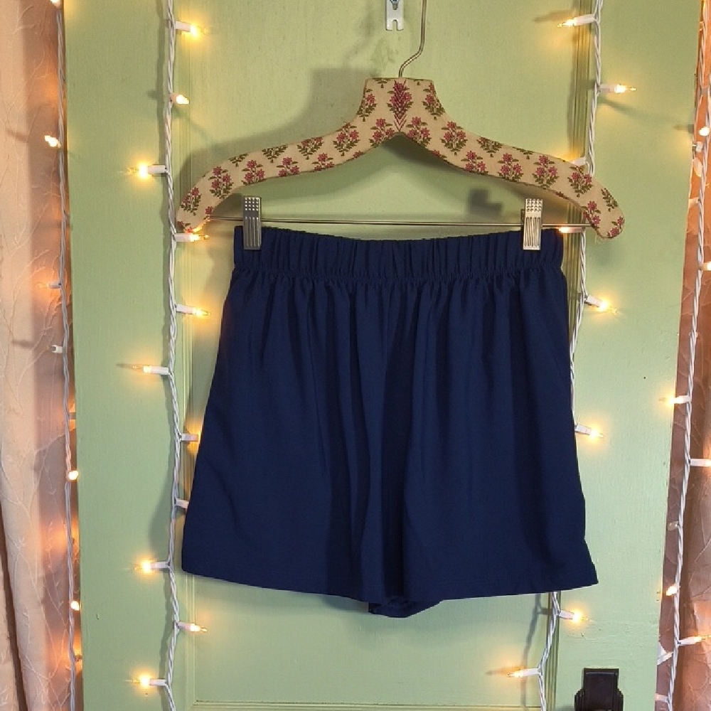 Women's South Point Jantzen Navy Blue Sport Athletic Bikini Lined Shorts 10